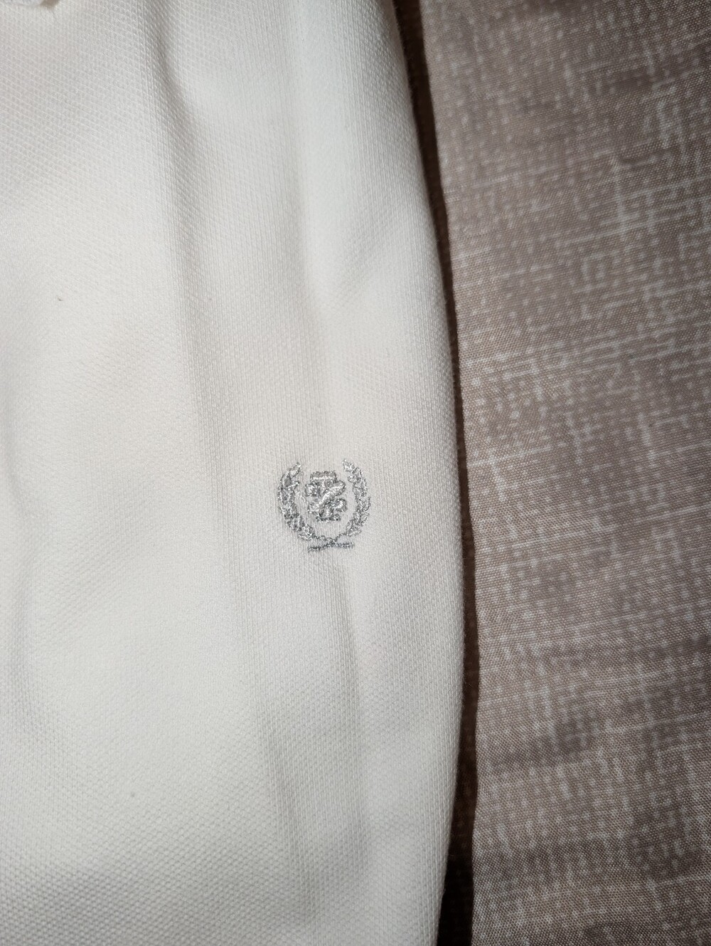 Izod Women's Short Sleeve Cotton Polo in White XL - Picture 5 of 5